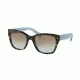 Prada PR09SS Progressive Prescription Sunglasses PR09SS-UE14S2-54 - Lens Diameter 54 mm, Frame Color Spotted Brown Blue