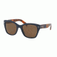 Prada PR09SSF Sunglasses TFM9L1-56 - Blue Frame, Brown Lenses