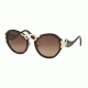 Prada PR09TS Single Vision Prescription Sunglasses PR09TS-2AU6S1-54 - Lens Diameter 54 mm, Frame Color Havana