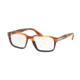 Prada PR09TVF Progressive Prescription Eyeglasses UFN1O1-55 - Light Havana/spotted Grey Frame
