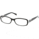 Prada PR10NV Eyeglass Frames ABY1O1-5116 - Top Black Serigraphy 