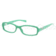 Prada PR10NV Eyeglass Frames DAJ1O1-5316 - Green Frame, 53mm Lens Diameter