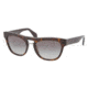 Prada PR10PS Sunglasses 2AU3M1-5419 - Havana Frame, Gray Gradient Lenses