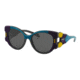 Prada PR10US Single Vision Prescription Sunglasses PR10US-N5B5S0-54 - Lens Diameter 54 mm, Frame Color Violet/yellow/azure