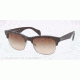 Prada PR11PS Prescription Sunglasses PR11PS-HAQ6S1-54 - Lens Diameter 54 mm, Lens Diameter 54 mm, Frame Color Matte Havana
