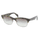 Prada PR11PS Single Vision Prescription Sunglasses PR11PS-LAB0A7-5419 - Lens Diameter 54 mm, Frame Color Green Havana