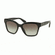 Prada PR11SSF Sunglasses 1AB0A7-56 - Black Frame, Grey Gradient Lenses