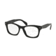 Prada PR11SV Single Vision Prescription Eyeglasses 1AB1O1-51 - Black Frame