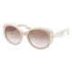 Prada PR12PS Single Vision Prescription Sunglasses PR12PS-KAW0A6-5420 - Lens Diameter 54 mm, Frame Color Ivory/Powder