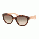 Prada PR12SS Bifocal Prescription Sunglasses PR12SS-UE04K0-53 - Lens Diameter 53 mm, Frame Color Spotted Brown Pink