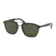Prada PR12TS Sunglasses 1AB1I0-54 - Black Frame, Green Lenses