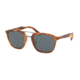 Prada PR12TS Sunglasses HAJ2K1-54 - Matte Light Havana Frame, Grey Lenses