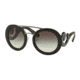 Prada PR13SS Progressive Prescription Sunglasses PR13SS-1AB0A7-54 - Lens Diameter 54 mm, Frame Color Black