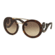 Prada PR13SS Progressive Prescription Sunglasses PR13SS-2AU3D0-54 - Lens Diameter 54 mm, Frame Color Havana