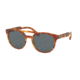 Prada PR13TS Single Vision Prescription Sunglasses PR13TS-HAJ2K1-54 - Lens Diameter 54 mm, Frame Color Matte Light Havana