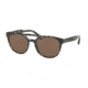 Prada PR13TS Single Vision Prescription Sunglasses PR13TS-VH38C1-54 - Lens Diameter 54 mm, Frame Color Matte Grey Havana