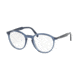 Prada PR13TV Eyeglass Frames VAV1O1-49 - Transparent Blue Frame