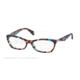 Prada PR15PV Eyeglass Frames NAG1O1-55 - Havana Spotted Blue Frame
