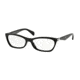 Prada PR15PVA Eyeglass Frames 1AB1O1-55 - Black Frame