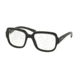 Prada PR15RV Eyeglass Frames 1AB1O1-53 - Black Matte Inside Frame