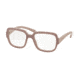 Prada PR15RV Eyeglass Frames TKP1O1-53 - Opal Pink/Matte Pink Frame