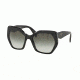 Prada PR16RS Bifocal Prescription Sunglasses PR16RS-1AB0A7-56 - Lens Diameter 56 mm, Frame Color Black