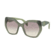 Prada PR16RS Bifocal Prescription Sunglasses PR16RS-UEI4P2-56 - Lens Diameter 56 mm, Frame Color Opal Dark Green