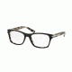 Prada PR16SV Bifocal Prescription Eyeglasses ROK1O1-52 - Top Black/white Havana Frame