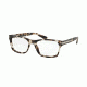 Prada PR16SV Bifocal Prescription Eyeglasses UAO1O1-52 - Spotted Opal Brown Frame