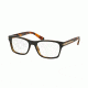 Prada PR16SV Bifocal Prescription Eyeglasses UBS1O1-52 - Top Brown / Havana Frame
