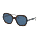 Prada PR16US Progressive Prescription Sunglasses, 54mm, Havana/Top Blue/Grey, PR16US-W3C1V1-54-PRO