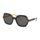 Prada PR16USF Sunglasses CCO1A1-54 - Top Black Yellow/Grey Havana Frame, Grey Lenses