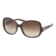 Prada PR17NS Single Vision Prescription Sunglasses PR17NS-2AU6S1-5717 - Lens Diameter 57 mm, Frame Color Havana