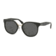 Prada PR17TS Single Vision Prescription Sunglasses PR17TS-1AB5S0-53 - Lens Diameter 53 mm, Frame Color Black