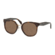 Prada PR17TS Single Vision Prescription Sunglasses PR17TS-2AU8C1-53 - Lens Diameter 53 mm, Frame Color Havana