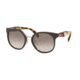Prada PR17TS Single Vision Prescription Sunglasses PR17TS-DHO4K0-53 - Lens Diameter 53 mm, Frame Color Brown