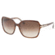 Prada PR18NS Sunglasses BF46S1-6117 - Top Havana/Lace Brown Gradient
