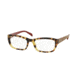 Prada PR18OV Prescription Eyeglasses 7S01O1-54 - Medium Havana Frame