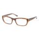 Prada PR18OV Single Vision Prescription Eyeglasses BF41O1-5418 - , Demo Lens Lenses