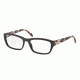 Prada PR18OV Prescription Eyeglasses DHO1O1-52 - Dark Brown Frame
