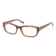 Prada PR18OV Single Vision Prescription Eyeglasses MAU1O1-5418 - , Demo Lens Lenses