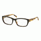 Prada PR18OV Prescription Eyeglasses NAI1O1-52 - Top Black/Medium Havana Frame