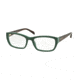 Prada PR18OV Prescription Eyeglasses TFO1O1-54 - Opal Green/green Frame