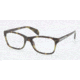 Prada PR19PV Bifocal Prescription Eyeglasses LAB1O1-5318 - Green Havana Frame