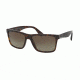 Prada PR19SS Single Vision Prescription Sunglasses PR19SS-2AU1X1-59 - Lens Diameter 59 mm, Frame Color Havana