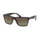 Prada PR19SSF Single Vision Prescription Sunglasses PR19SSF-2AU1X1-59 - Lens Diameter 59 mm, Frame Color Havana