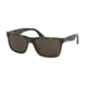 Prada PR19SSF Single Vision Prescription Sunglasses PR19SSF-LAB4J1-59 - Lens Diameter 59 mm, Frame Color Green Havana