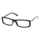 Prada Eyeglasses PR21LV with Rx Prescription Lenses 1AB1O1-5417 - Gloss Black