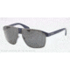 Prada PR21PS Sunglasses MA31A1-58 - Matte Blue/matte Gunmetal Frame, Gray Gradient Lenses