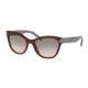 Prada PR21SS Sunglasses USH4K0-56 - Amaranth Frame, Pink Gradient Grey Lenses